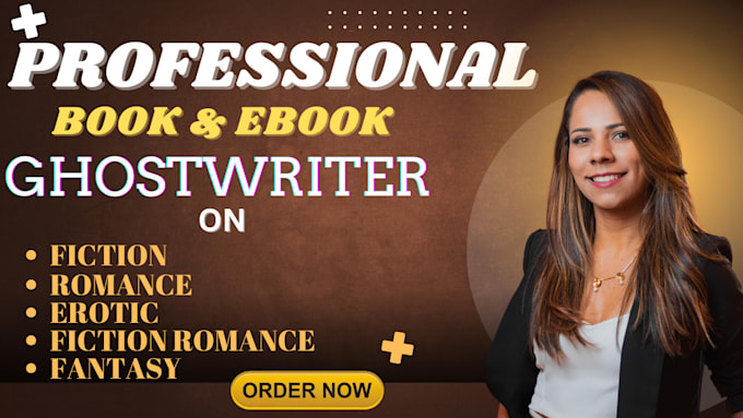 Bestseller - be your fiction and romance fiction ghostwriter