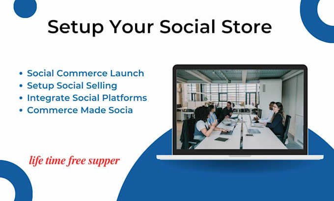 Gig Preview - Do setup and integration of social commerce store and online sales