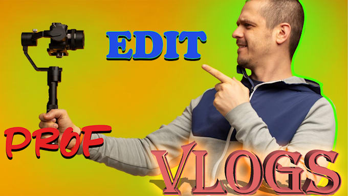 Gig Preview - Edit your vlogs just like awsome and famous