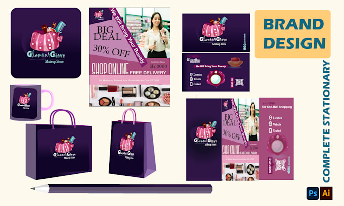 Bestseller - design complete branding stationery