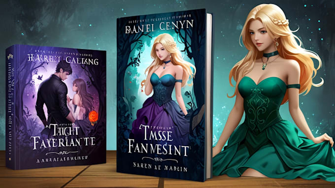 Bestseller - design fantasy book cover, romance book cover, and ebook cover design