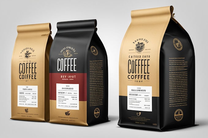 Gig Preview - Create a coffee packaging design