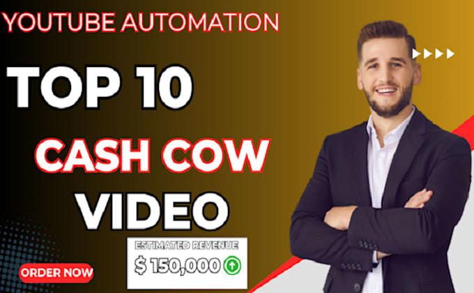 Gig Preview - Monetize 2025 top 10 faceless youtube automation videos with cash cow channel