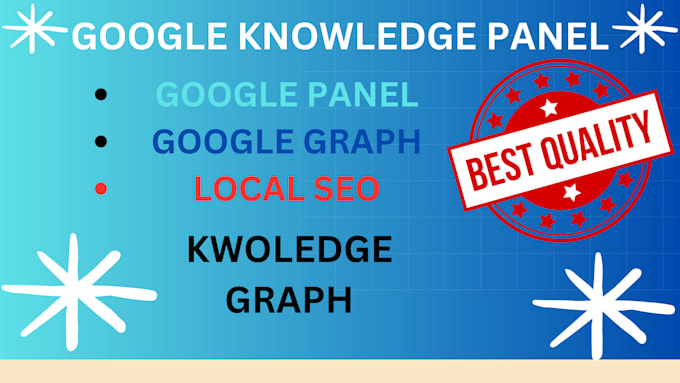 Gig Preview - Create an approve and verified google knowledgepanel for you or your brand