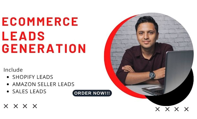 Gig Preview - Generate quality ecommerce leads, shopify amazon seller leads to boost sales