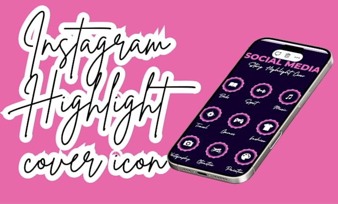 Gig Preview - Create instagram story highlight icons cover in 8 hours