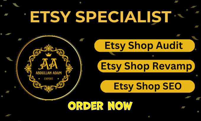 Gig Preview - Create etsy shop revamp with etsy seo and provide full etsy audit