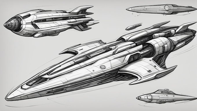 Gig Preview - Cerate concept art and spaceship or vehicle design