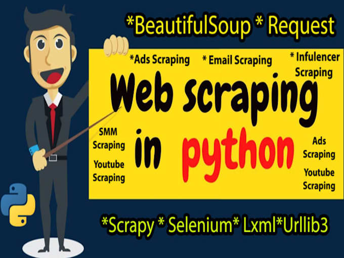 Gig Preview - Develop python scraper data collection automate data extraction web scrapping