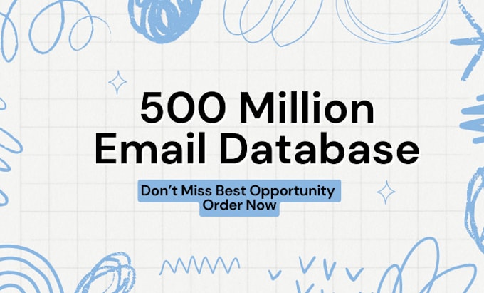 Gig Preview - Provide 500 million email database