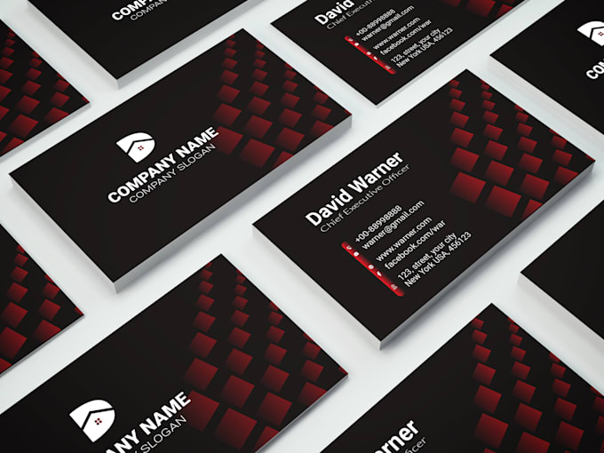 Gig Preview - Do luxury business cards design