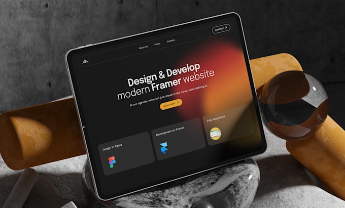 Gig Preview - Design and develop framer website