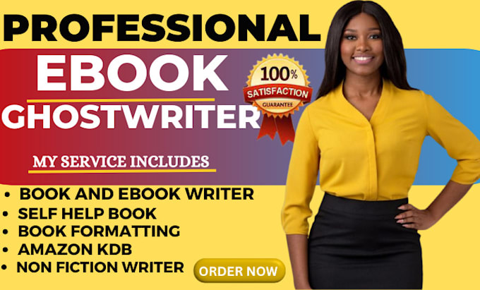 Bestseller - ghostwrite 30,000 words, book and ebook ghostwriting, ebook writer, book writing