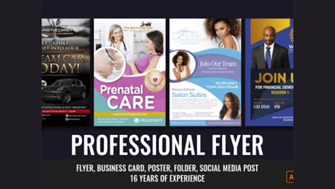 Gig Preview - Create a professional flyer to promote business or service