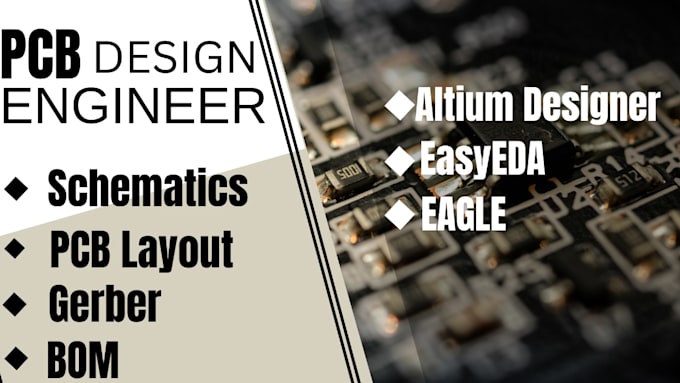 Gig Preview - Do pcb design in altium, easyeda, eagle