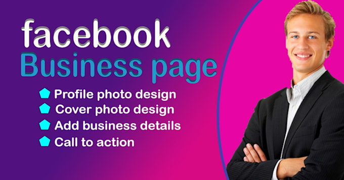 Bestseller - create a professional facebook page for your business with custom cover and logo