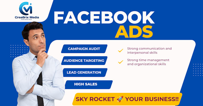 Gig Preview - Be your agency to run facebook ads