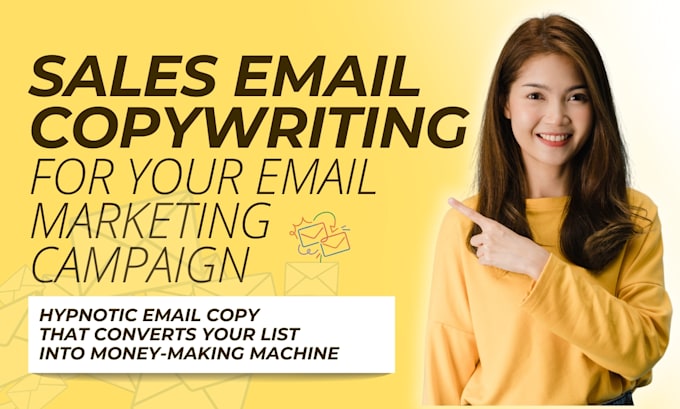 Gig Preview - Do email copywriting for sales email copy or email sequence