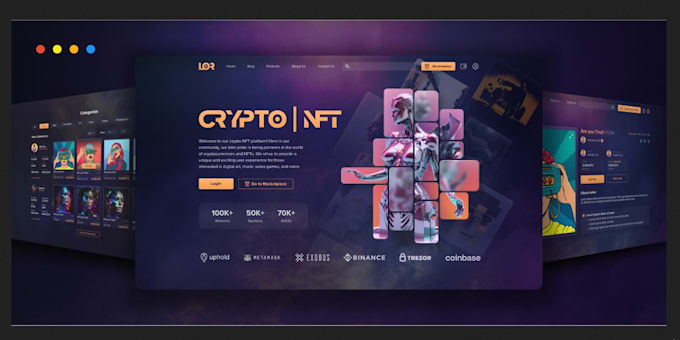 Gig Preview - Develop crypto website, nft website, blockchain and dapp website