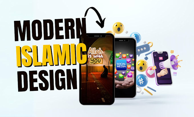 Gig Preview - Design modern islamic brochure, flyer, thumbnail, poster or social media post