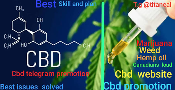 Gig Preview - Fix your marketing issue rank cbd sales,promote cbd website on cannabis,hemp etc