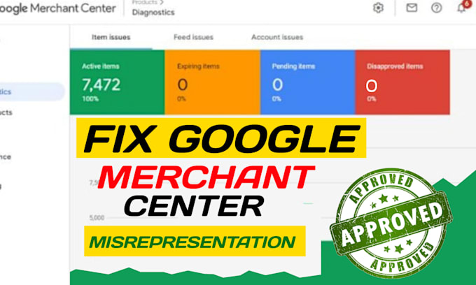 Gig Preview - Fix google merchant center misrepresentation violations