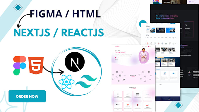 Bestseller - convert figma, HTML, or custom designs to nextjs or reactjs