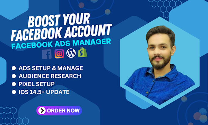 Gig Preview - Design and manage facebook ads to boost leads and sales