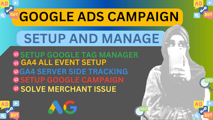 Gig Preview - Setup and manage google ads adwords campaign