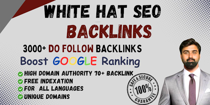 Gig Preview - Do high da dofollow monthly white hat off page link building for SEO backlinks