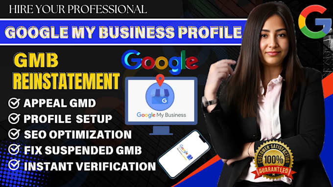 Gig Preview - Create or edit verified google my business account, reinstate suspended gmb