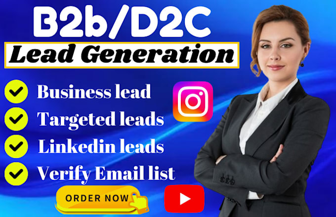 Gig Preview - Do no droid niche targeted bulk email list d2c, b2b leads