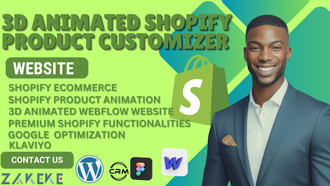 Gig Preview - Design 3d shopify store animation 3d shopify product animation shopify store