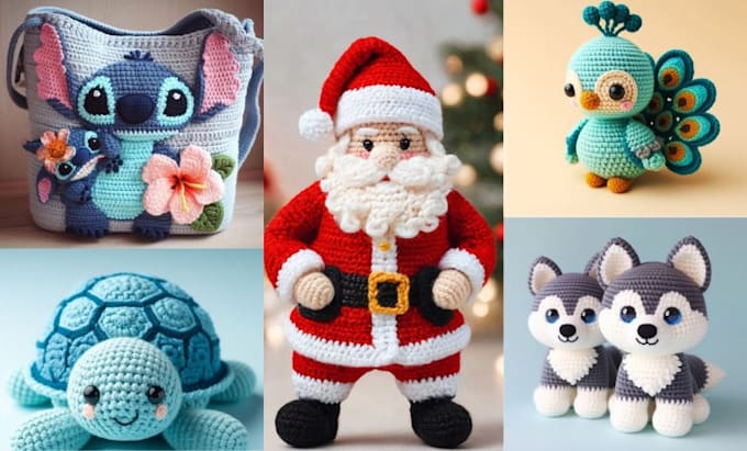 Gig Preview - Do detailed crochet amigurumi patterns with pictures and videos on etsy store