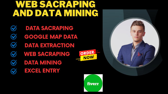 Gig Preview - Do data scraping, web scraping, data mining, data collection and data entry work