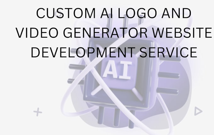 Gig Preview - Develop ai logo generator, ai video generator website, ai saas website