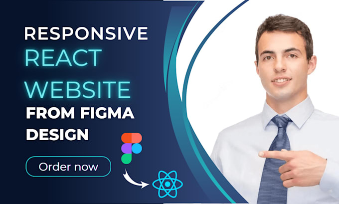 Gig Preview - Convert figma or psd to responsive website with html, css, react js