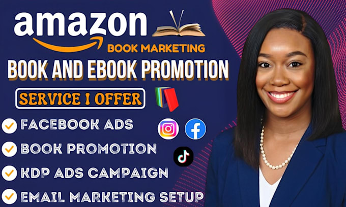 Gig Preview - Do amazon book and ebook promotion, facebook ads to increase amazon book sales