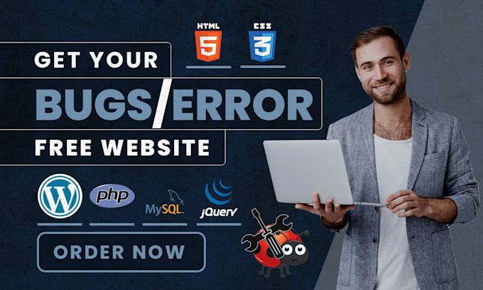 Gig Preview - Fix your wordpress, PHP, HTML, CSS, jquery and database bugs