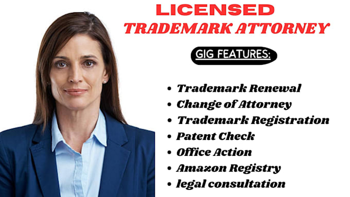 Gig Preview - Be your US licensed attorney for trademark registration, amazon brand,