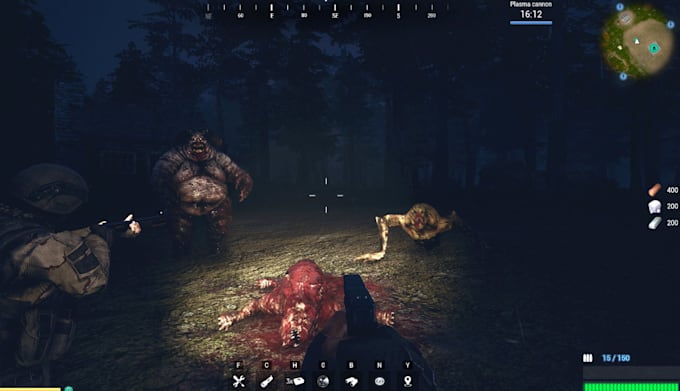 Gig Preview - Develop horror game, action fighting game, zombie shooter game,fps game survival