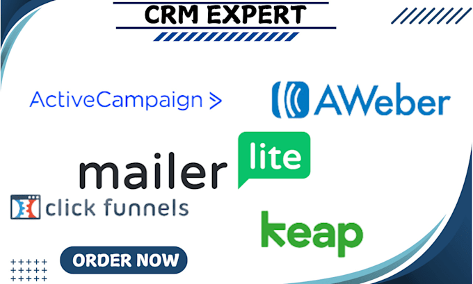 Gig Preview - Set up mailerlite, activecampaign automation keap landing page design