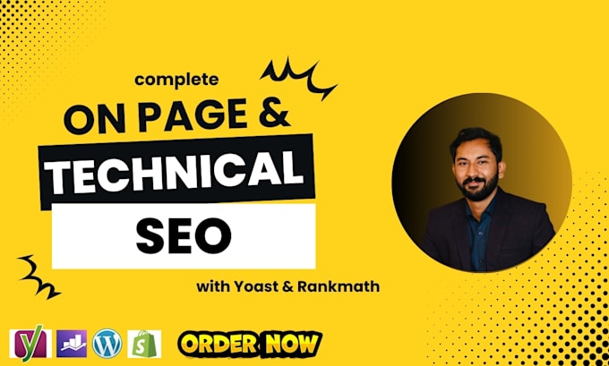 Gig Preview - Do onpage SEO using yoast or rankmath and do technical optimization also