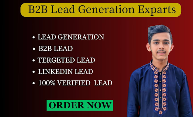 Bestseller - do highly targeted b2b linkedin lead generation and email list setup