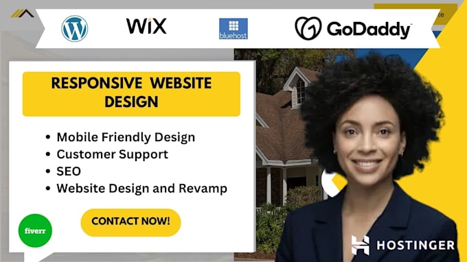 Gig Preview - Redesign and revamp wix website, wix website design, wix to wordpress migration