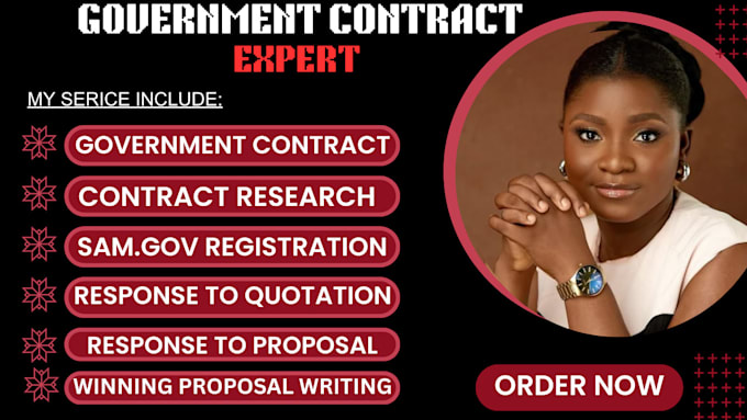 Gig Preview - Write winning government contract proposal, research rfp, rfq, rfi bid proposal