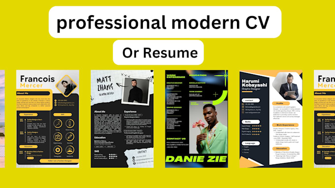 Bestseller - do professional CV resume design and cover letters  creative ats