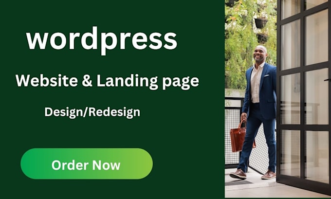 Gig Preview - Build wordpress website, blog website or landing page