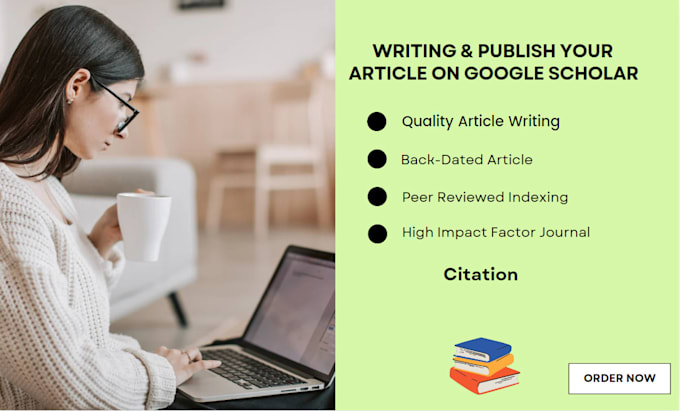 Gig Preview - Write, publish research articles in google scholar peer reviewed indexed journal