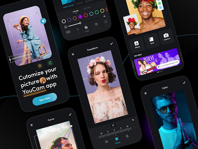 Gig Preview - Create a photo editing app, video editing app, ai image generator recording app